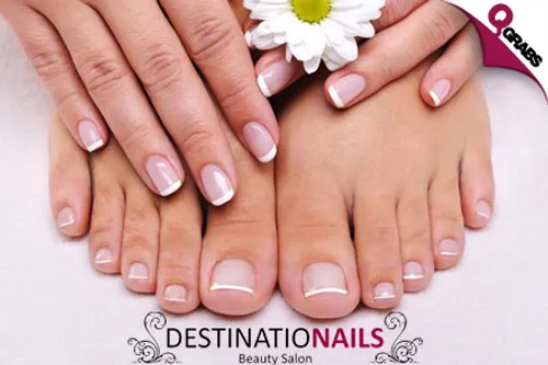 For QR85 get a Classic Manicure & Pedicure at DestinatioNails! (QR170 value)